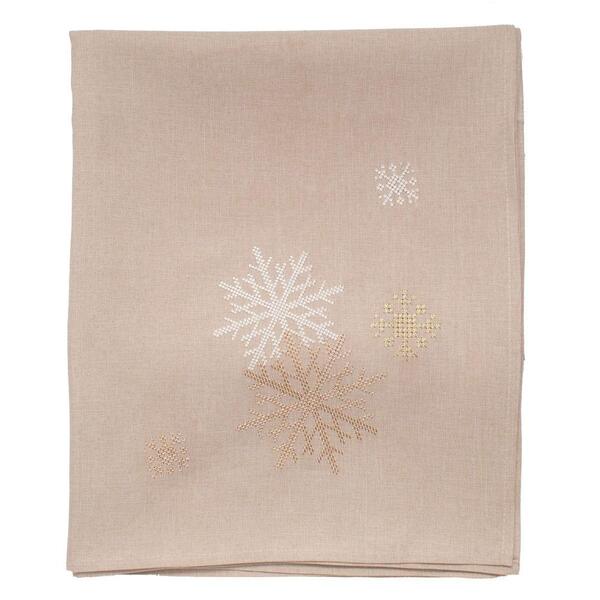 Toalha De Mesa Flocos De Neve Beg/dou 1x160x220 1020258