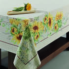 Toalha De Mesa Flor Do Sol Quadrada 1,40x1,40m Com Estampa