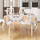 Toalha De Mesa Harmonia Amarela Quadrada 1,40m X 1,40m Tecido