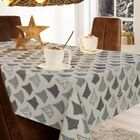 Toalha De Mesa Impermeável Portuguesa Christmas Trees - 1.40x