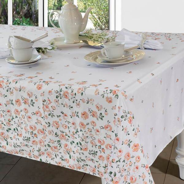 Toalha De Mesa Impermeável Tassia 160x300cm Kacyumara