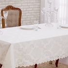 Toalha De Mesa Jacquard Palha Retangular [f101]