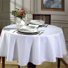 Toalha De Mesa - Jacquard Requinte Ii - Geométrica - Branco -