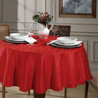 Toalha De Mesa - Jacquard Requinte Ll - Geométrica - Vermelha