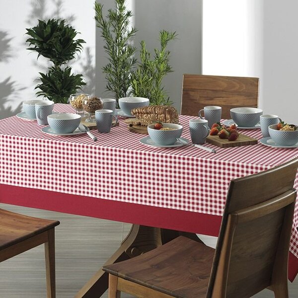 Toalha de Mesa Karsten Dia a dia Picnic Retangular 06 Lugares