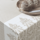 Toalha De Mesa Karsten Marins 1 40mx2 50m Estampado Bege