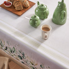 Toalha De Mesa Lepper Quadrada Natural Sublime  230 X 230cm