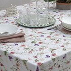 Toalha De Mesa Limpa Fácil Borboletas - 1 60 X 1 60 M