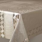 Toalha De Mesa Metalizada 8 Lugares 1,4m X 2,5m Brilho Clássi