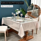 Toalha De Mesa Plástico Transparente 4,00 X 1,40 Metros - 0,1