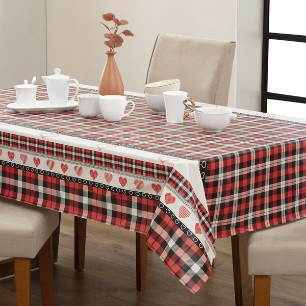 Toalha De Mesa Pvc Térmico 2.40 X 1.40 Estampada Impermeável