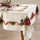 Toalha De Mesa Quadrada 4 Lugares Athenas Dohler Natal 105