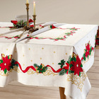 Toalha De Mesa Quadrada 4 Lugares Athenas Dohler Natal 105