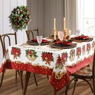 Toalha De Mesa Quadrada 4 Lugares Athenas Dohler Natal 107