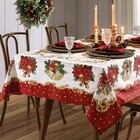 Toalha De Mesa Quadrada 4 Lugares Athenas Dohler Natal 107