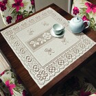 Toalha De Mesa Quadrada Em Renda 75cm X 75cm Valência Interla