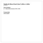 Toalha De Mesa Quadrada Estampada Vivarti Quadrada 1,40m X 1,