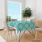 Toalha De Mesa Quadrada Para 4 Lugares Elemento Clássico 1.45