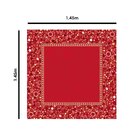 Toalha De Mesa Quadrada Para 4 Lugares Elementos Natalinos Ve