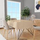 Toalha De Mesa Quadrada Para 4 Lugares Feliz Natal Gold 1.45m