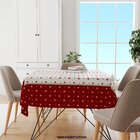 Toalha De Mesa Quadrada Para 4 Lugares Multi Cerejas 1.45m X