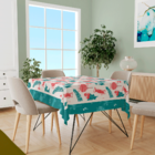 Toalha De Mesa Quadrada Para 4 Lugares Multi Elementos Natali