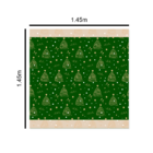 Toalha De Mesa Quadrada Para 4 Lugares Natal Exclusive 1.45m