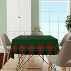 Toalha De Mesa Quadrada Para 4 Lugares Xadrez 1.45m X 1.45m Ú