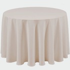 Toalha De Mesa Redonda 2,20 Metros Diâmetro Oxford Avelã