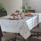 Toalha De Mesa Redonda Döhler Clean Luna 180 Cm Limpa Fácil A