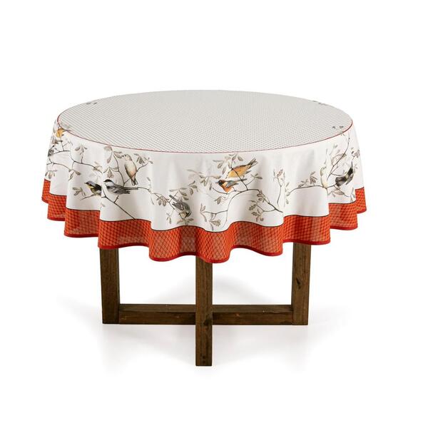 Toalha De Mesa Redonda Karsten 4 Lugares Antiformiga Liberté