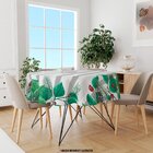 Toalha De Mesa Redonda Para 4 Lugares Folhagens 1.45m Único