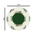 Toalha De Mesa Redonda Para 4 Lugares Presente De Natal Premi