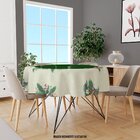 Toalha De Mesa Redonda Para 4 Lugares Presente De Natal Premi