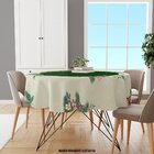 Toalha De Mesa Redonda Para 4 Lugares Presente De Natal Premi