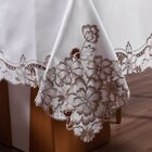 Toalha De Mesa Renda 8 Lugares Bordado Inglês Tessi Miami