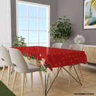 Toalha De Mesa Retangular 10-12 Lugares Família Noel 1.45m X