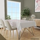 Toalha De Mesa Retangular 10-12 Lugares Flor 1.45m X 3.20m Ún