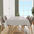 Toalha De Mesa Retangular 10-12 Lugares Flor 1.45m X 3.20m Ún