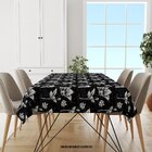 Toalha De Mesa Retangular 10-12 Lugares Flor Premium 1.45m X