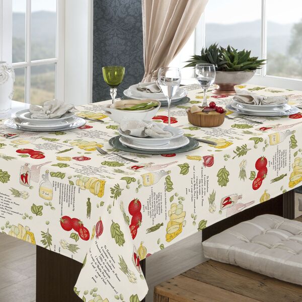 Toalha De Mesa Retangular 1.40m X 2.90m Raner Amarelo Un