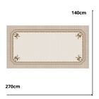 Toalha De Mesa Retangular Casal De Coelhos Páscoa 8 Lugares 1