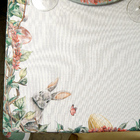 Toalha De Mesa Retangular Coelhos O Ovos De Páscoa 6 Lugares
