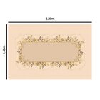 Toalha De Mesa Retangular Para 6 Lugares Feliz Natal Dourado