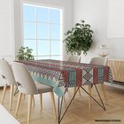 Toalha De Mesa Retangular Para 6 Lugares Geométrico Com Linha