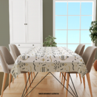 Toalha De Mesa Retangular Para 8 Lugares Árvore Minimalista 1