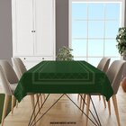 Toalha De Mesa Retangular Para 8 Lugares Elementos Natalinos