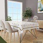 Toalha De Mesa Retangular Para 8 Lugares Estrelas 1.45m X 270