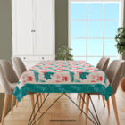 Toalha De Mesa Retangular Para 8 Lugares Multi Elementos Nata