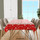 Toalha De Mesa Retangular Para 8 Lugares Multi Elementos Nata